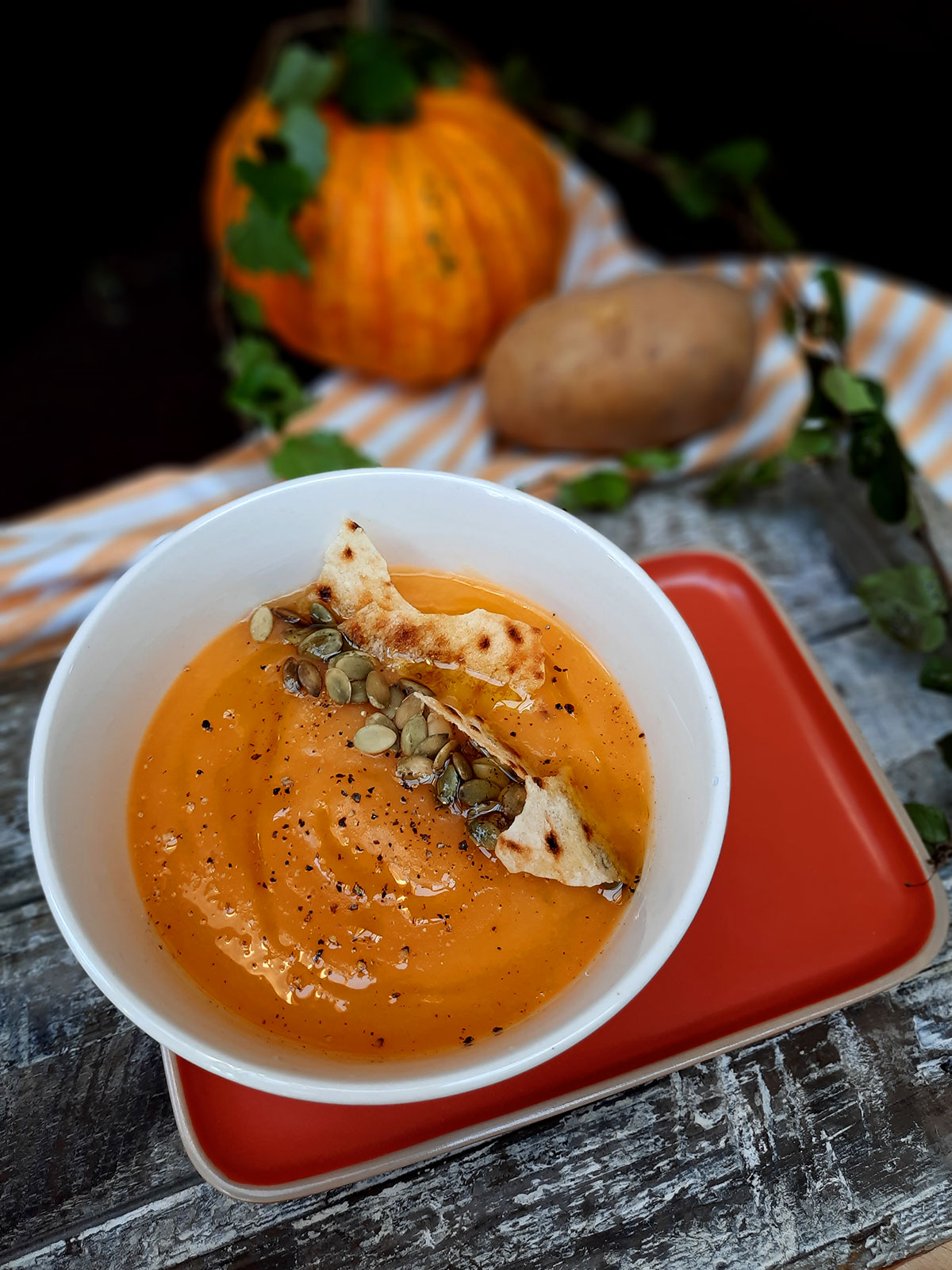crema di zucca e patate