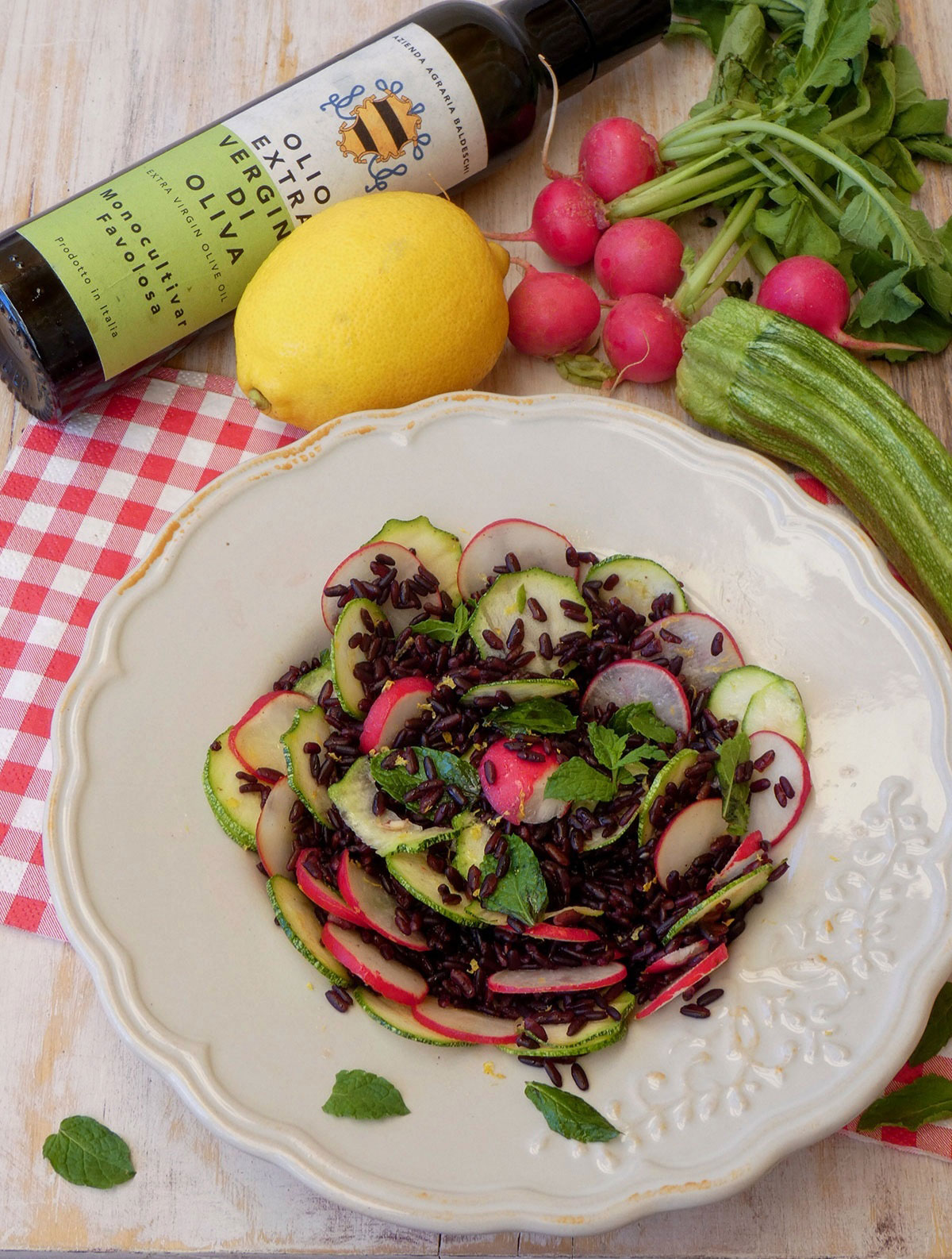 Patate viola e rosse al forno con funghi e parmigiano al profumo di lime